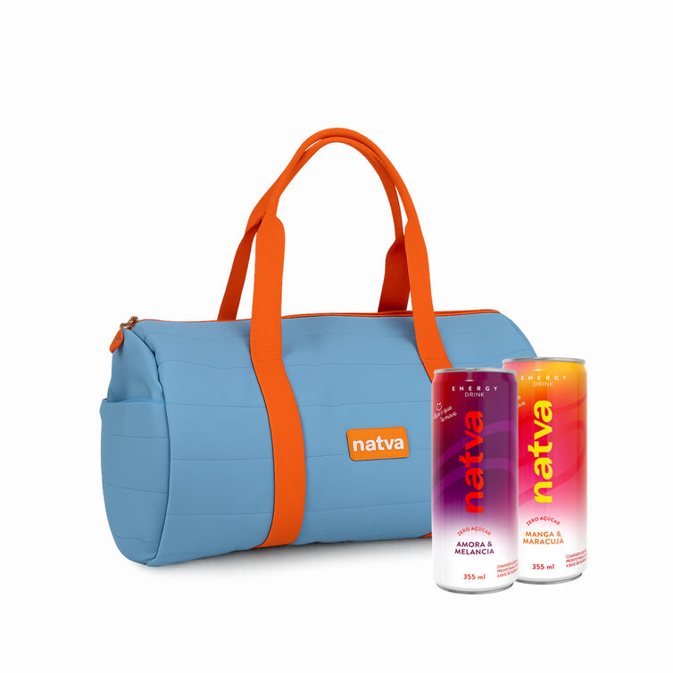 1 pack Energy Drink Manga & Maracuja + 1 Pack de Amora & Melancia + Bolsa